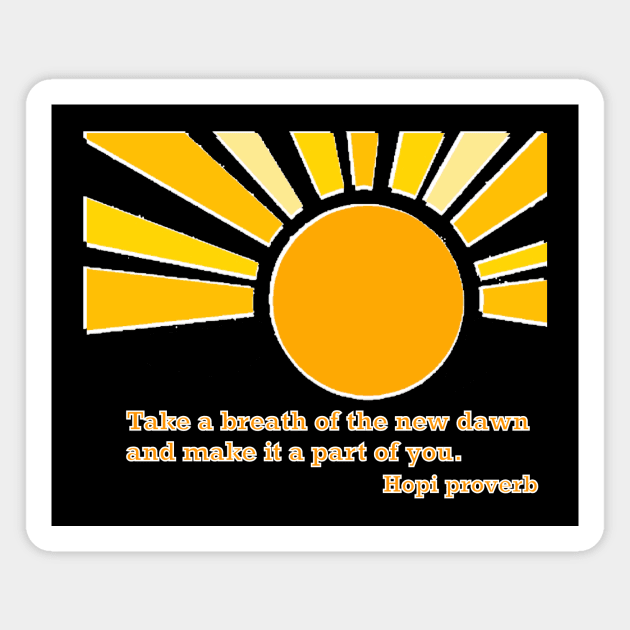 Native Wisdom Series - Hopi Dawn Magnet by Show OFF Your T-shirts!™